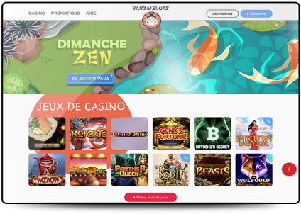 BanzaiSlots Casino fr